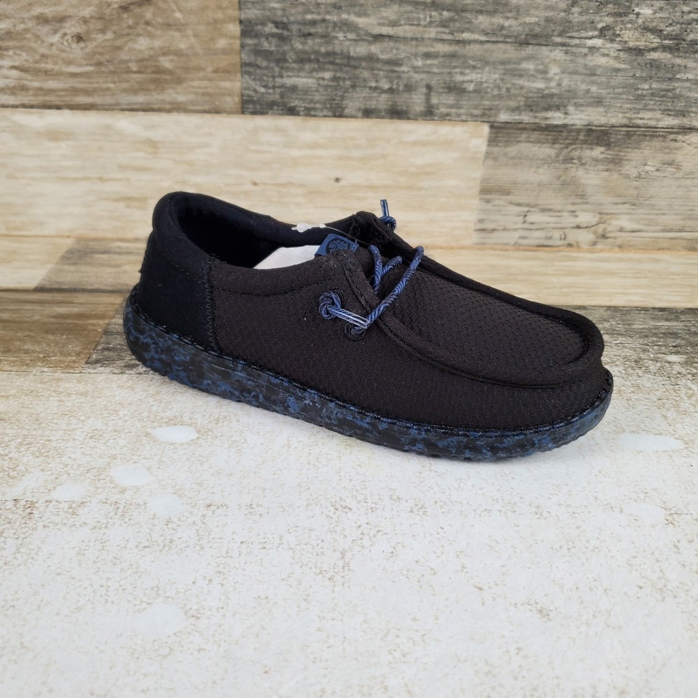 Hey Dude Wally Funk Nu Splatter Toddler Loafers Shoe Sz 13 C13 Black Sneakers